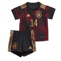 Nemecko Jamal Musiala #14 Vonkajší Detský futbalový dres MS 2022 Krátky Rukáv (+ trenírky)